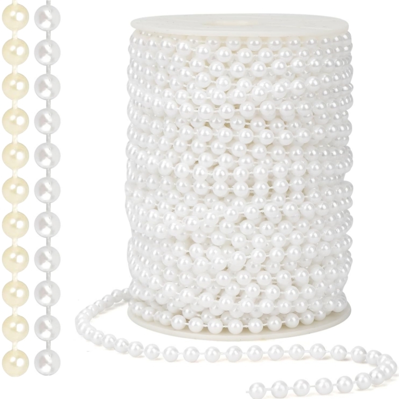 Event Suppliers - 2/5m ABS Imitation Pearl Bead Chain