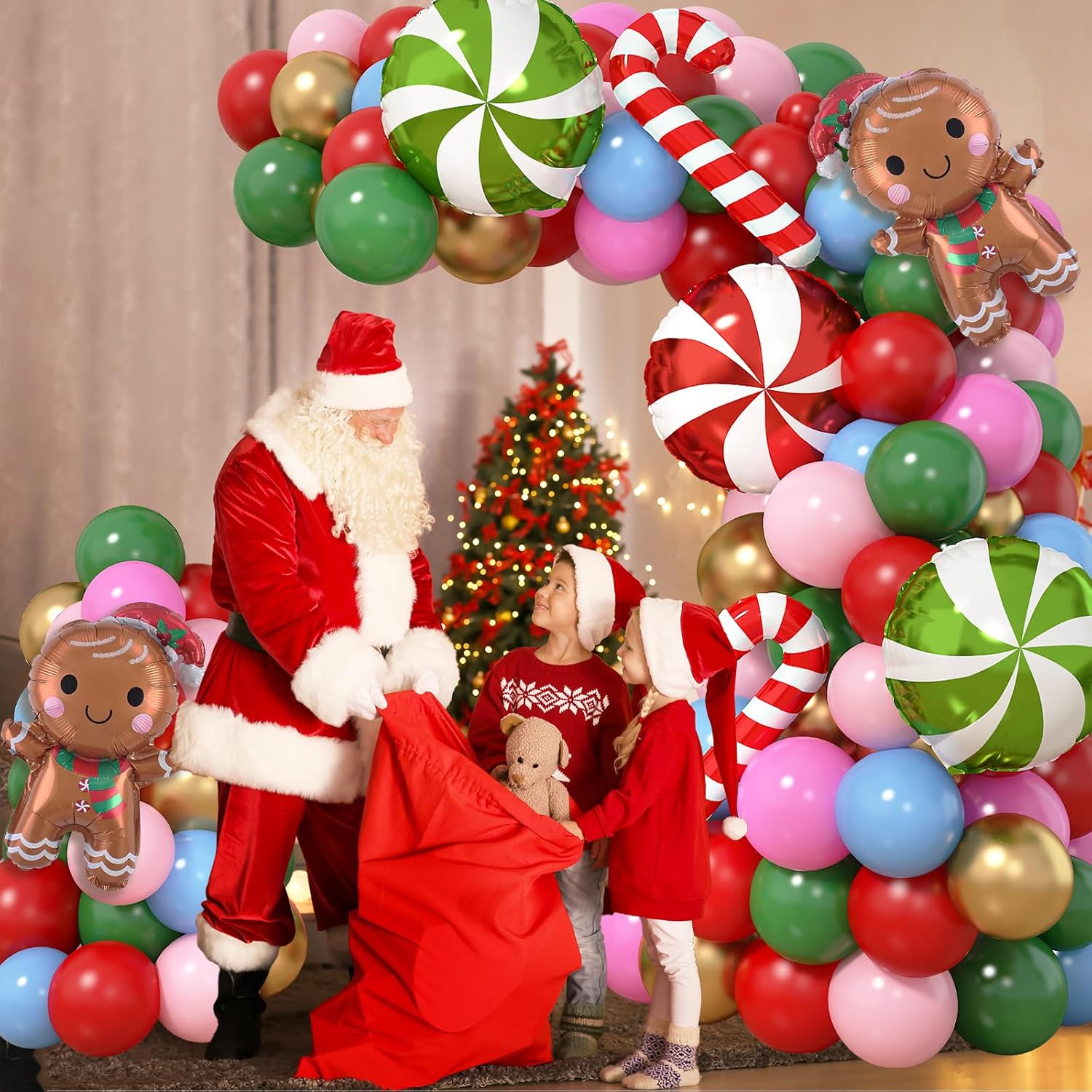 Christmas Balloons Garland Arc - Balloon Arch Kit recension och pris