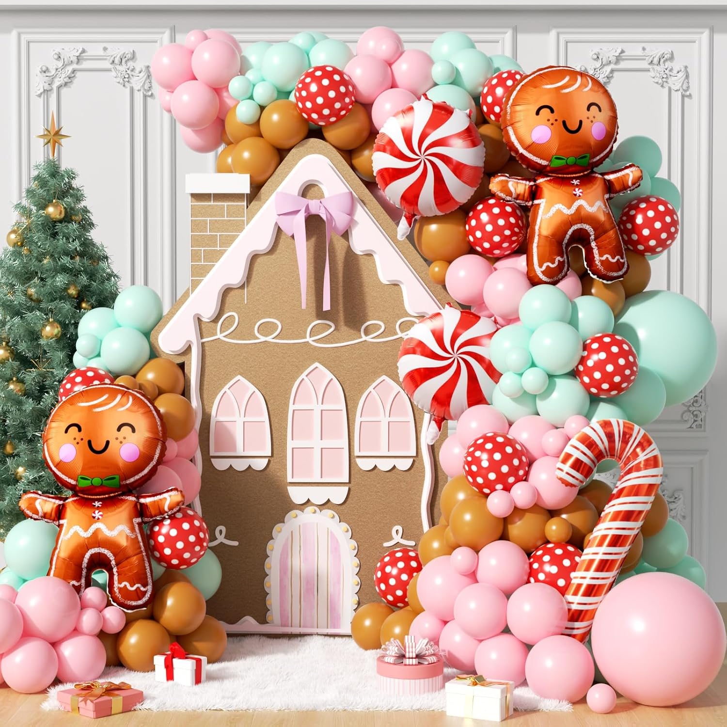 160Pcs Christmas Balloon Arch  - Balloon Arch Kit recension och pris
