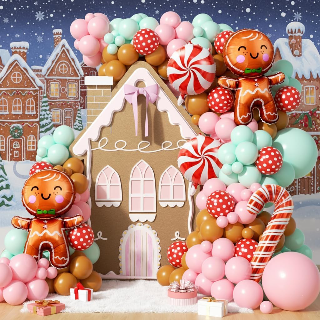 160Pcs Christmas Balloon Arch  - Balloon Arch Kit recension och pris