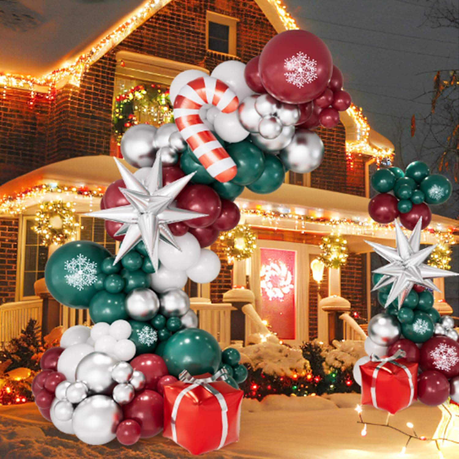 Christmas Balloon Garland Arch - Balloon Arch Kit recension och pris