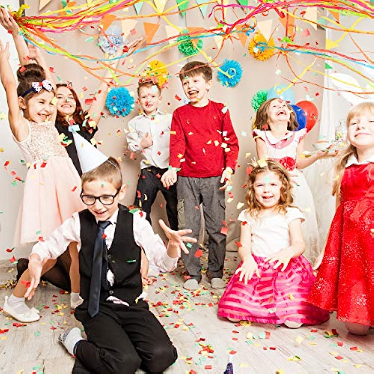 10Pcs Poppers Hand Throw Strea - Confetti Cannon Tube recension och pris