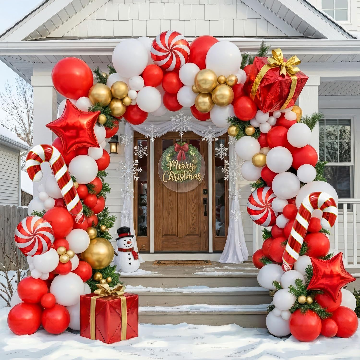 139PCS Christmas Balloon Arch  - Balloon Arch Kit recension och pris