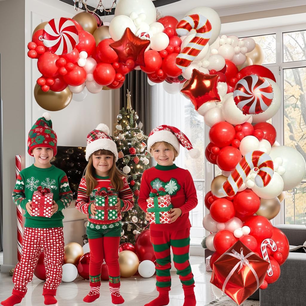 139PCS Christmas Balloon Arch  - Balloon Arch Kit recension och pris