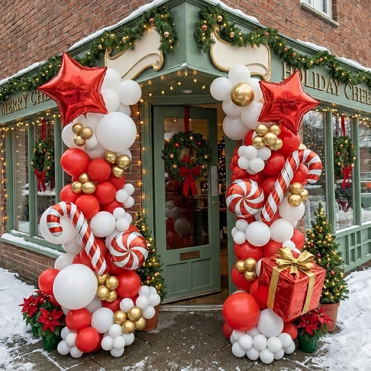 139PCS Christmas Balloon Arch  - Balloon Arch Kit recension och pris