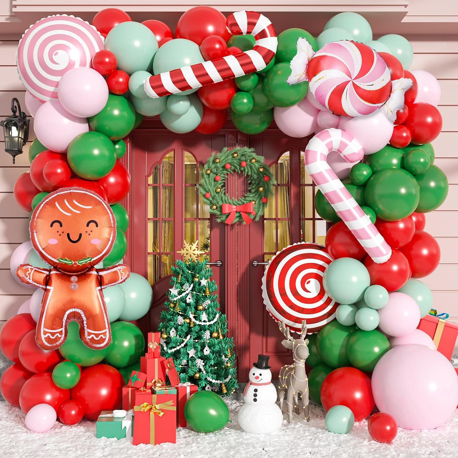 Christmas Balloon Garland Arch - Balloon Arch Kit recension och pris