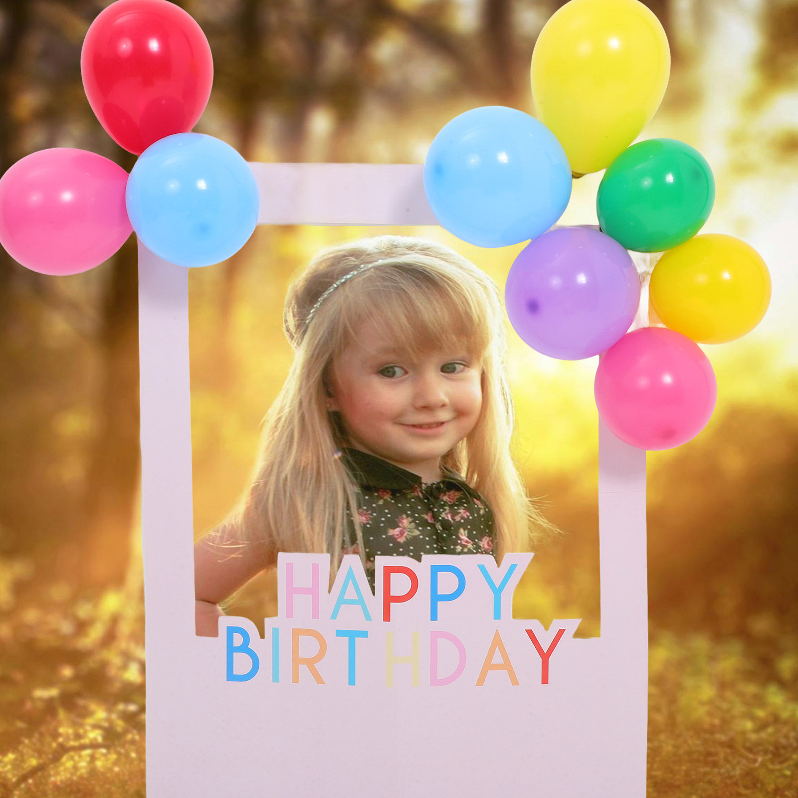 1Set Birthday Photo Booth Fram - Photo Booth Frame recension och pris