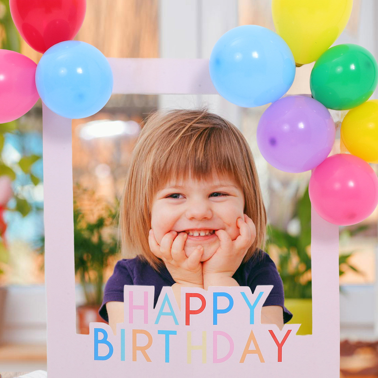 1Set Birthday Photo Booth Fram - Photo Booth Frame recension och pris