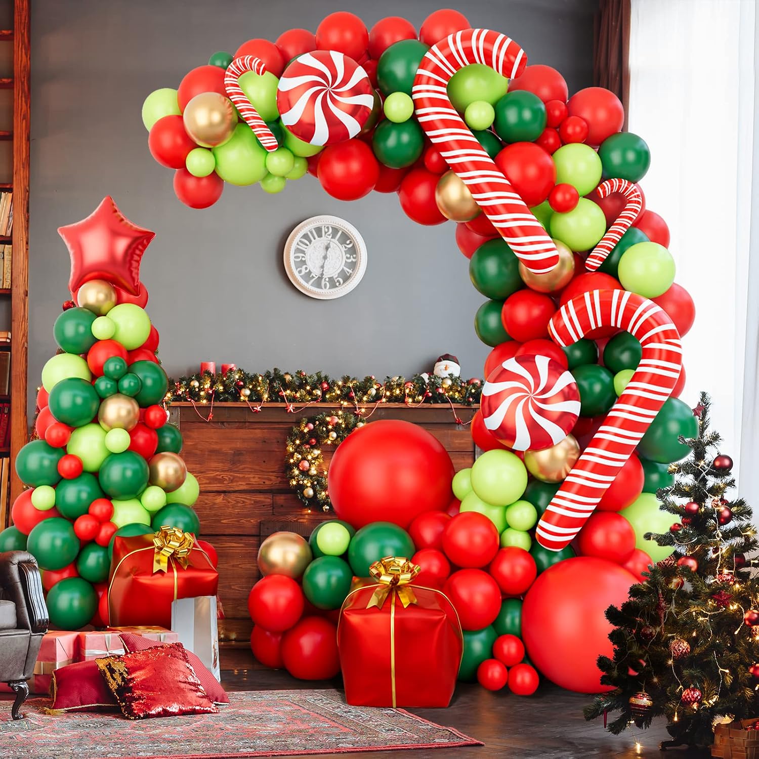 144 Piece Christmas Balloon Ga - Balloon Arch Kit recension och pris