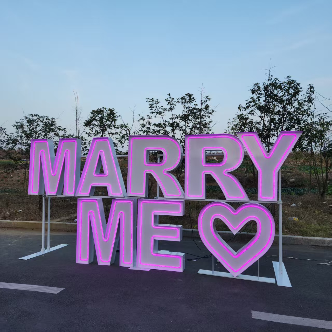 MARRY ME Metal RGB LED Neon Si - Event Party Supply Rental recension och pris