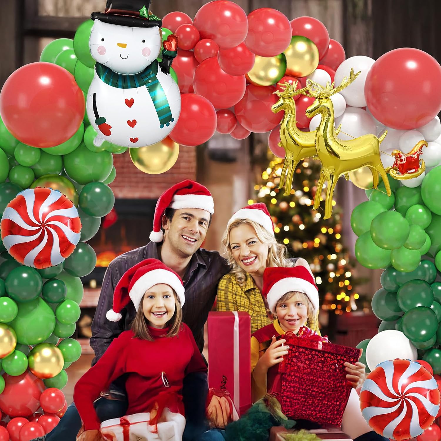 183Pcs Christmas Balloon Garla - Balloon Arch Kit recension och pris