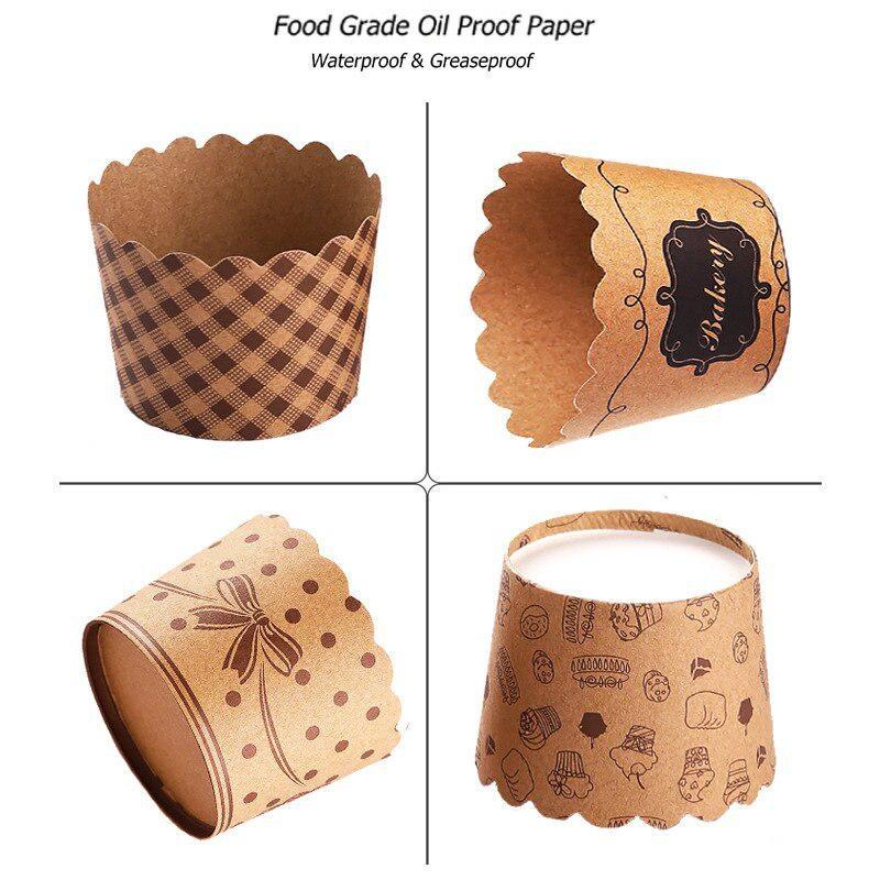 50Pcs/Pack Cupcake Paper Cups  - Event Suppliers recension och pris
