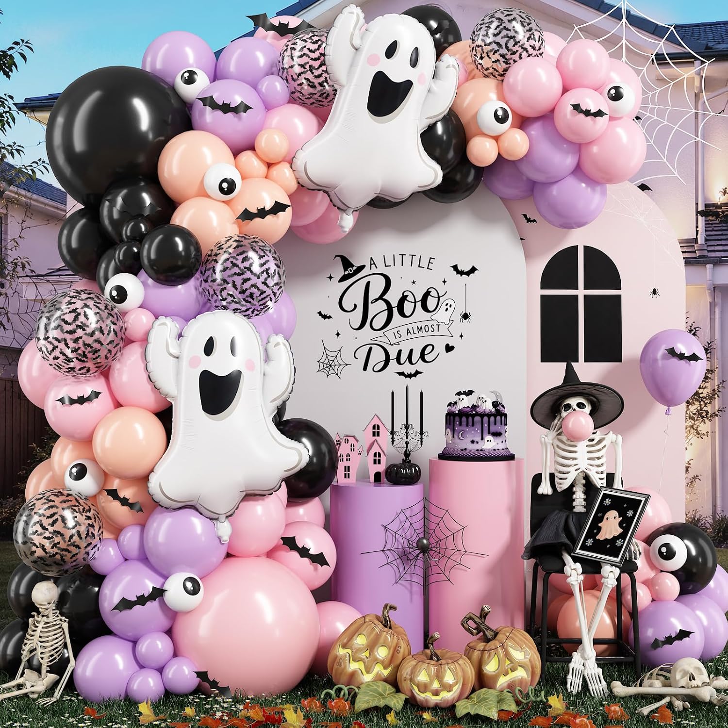 Halloween Balloons Garland Arc - Balloon Arch Kit recension och pris