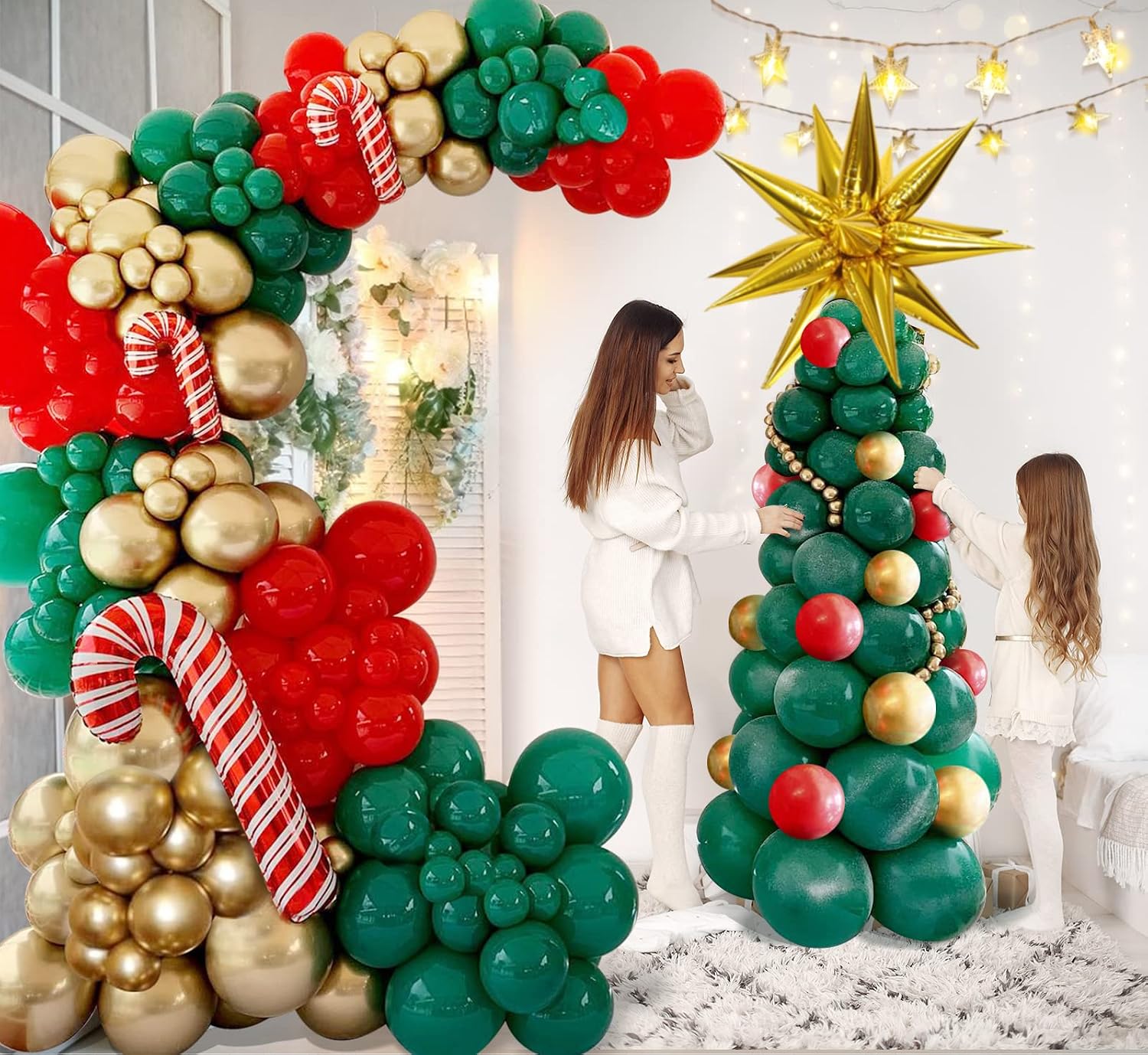 Christmas Balloons Garland Arc - Balloon Arch Kit recension och pris